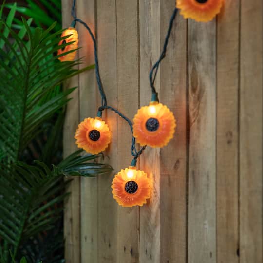 10ct. Sunflower Patio String Lights